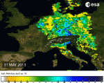 Soil moisture from SMOS