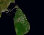 Sri Lanka seen from space (Image: ESA)