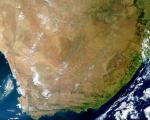 True-colour MODIS satellite image of South Africa (Image: NASA)
