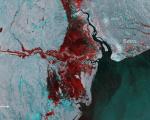 Floods imaged by Copernicus Sentinel-1.