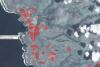 Map showing potentially damaged zones in western Tanna Island, Vanuatu (Image: UNITAR/UNOSAT)
