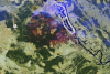 Sentinel-2 image of fire. Image: ESA