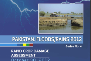 SUPARCO/FAO issue study on rapid crop damage assessment in Pakistan in 2012