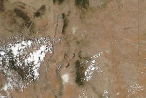 Wild fires in Las Conchas fire near Los Alamos National Laboratory