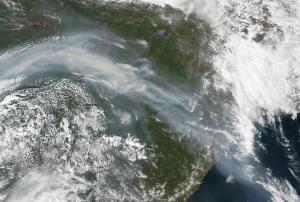 Fires in Russia seen from NASA's Aqua satellite