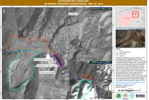 SUPARCO: Emergency map for Afghanistan landslide
