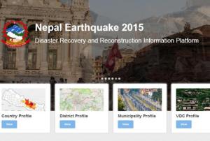 Screenshot of the DRRIP platform (Image: ICIMOD)