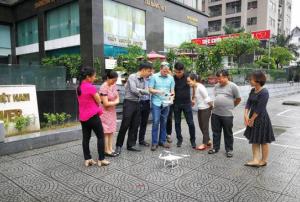 Participants of the UN-SPIDER TAM follow up mission in Viet Nam. Image: UN-SPIDER