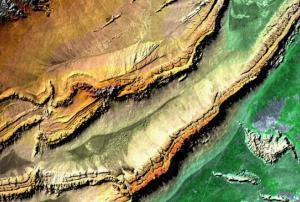 Elevation in Western China. Image: ESA.