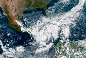 The Geostationary Operational Environmental Satellite 16 (GOES-16) captured this image of Eta around on November 3. Image: NASA Earth Observatory.