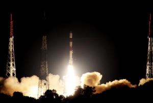 PSLV-C42 launching platform. Image: ISRO.