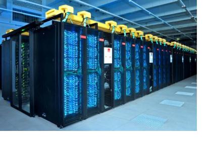 SuperMUC-NG, the supercomputer at Leibniz Supercomputing Centre (LRZ). Image: Veronika Hohenegger/LRZ.