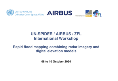 UN-SPIDER/ZFL/Airbus Workshop