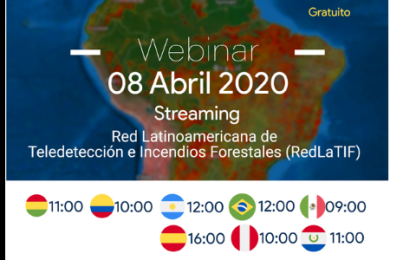 Cartografía global de áreas quemadas mediante teledetección: fortalezas y limitaciones logo. Image:RedLaTIF