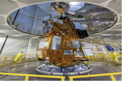 MetOp-SG-A1 satellite fixed to Ariane 6 launch adaptor, (c) esa